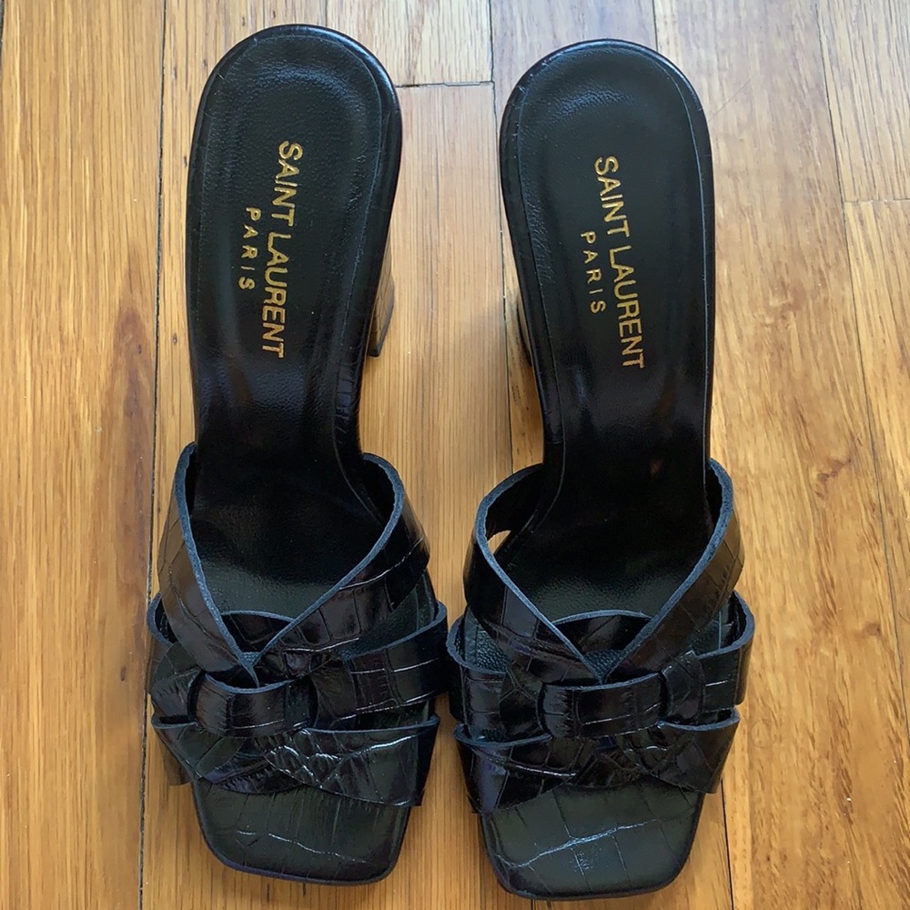 NEW Vintage YSL Saint Lauren heels size 38 - Picture 5 of 14